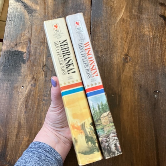 Wagons West! Paperback Duo - Nebraska! 1979 and Wisconsin! 1987 - Vintage Set - Picture 9 of 12